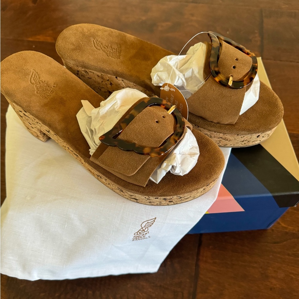 Ancient Greek Sandals Aglaia Cork Clog